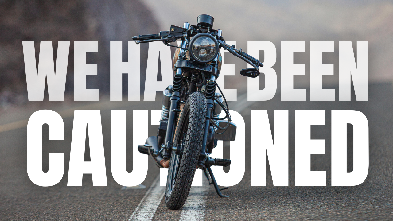 we have been cautioned thumb